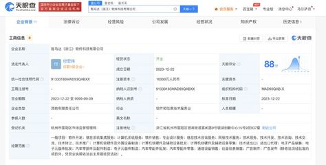 智馬達與億咖通攜手成立軟件科技公司，注冊資本1億聚焦計算機軟硬件開發與銷售